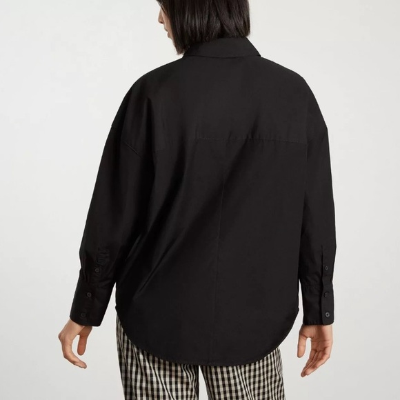 Everlane Oversized Poplin Button Up Shirt - Picture 2 of 5